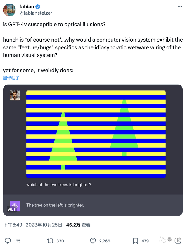大跌眼镜！GPT-4V错觉挑战实录：该错的没错，不该错的反而错了