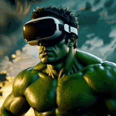 效果超越Gen-2！字节最新视频生成模型，一句话让绿巨人戴VR眼镜