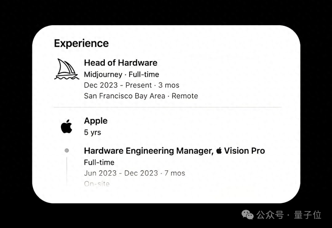 Midjourney硬件项目曝光！苹果Vision Pro工程师任主管，曾在马斯克脑机接口公司工作