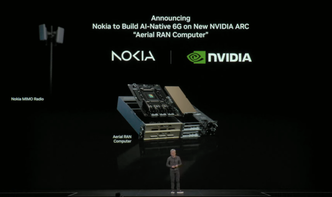 黄仁勋台上最强GPU炸场,台下感叹“中国芯片爆发”,瞄准6G投资诺基亚 黄仁勋台上最强GPU炸场,台下感叹“中国芯片爆发”,瞄准6G投资诺基亚