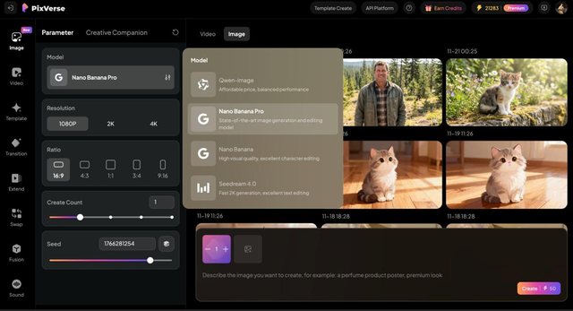爱诗科技PixVerse接入Nano Banana Pro,增强视频创作工作流体验