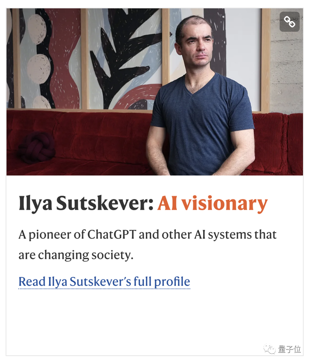 ChatGPT入选Nature年度十大人物,缔造者Ilya也上榜了