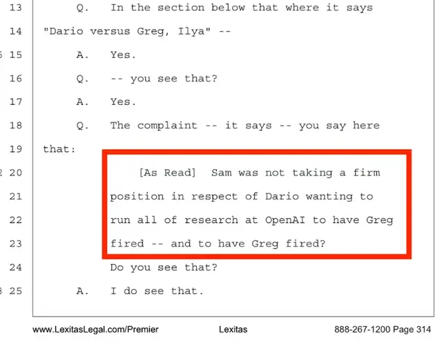 llya证词太狗血!奥特曼坏,Mira茶,OpenAI差点跟Anthropic合并 llya证词太狗血!奥特曼坏,Mira茶,OpenAI差点跟Anthropic合并