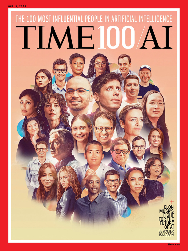 李开复李彦宏奥特曼获评全球AI领袖，《时代》出品，全球100人