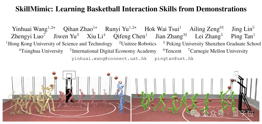 1米3宇树G1完美上篮！港科大解锁全球首个真实篮球机器人Demo