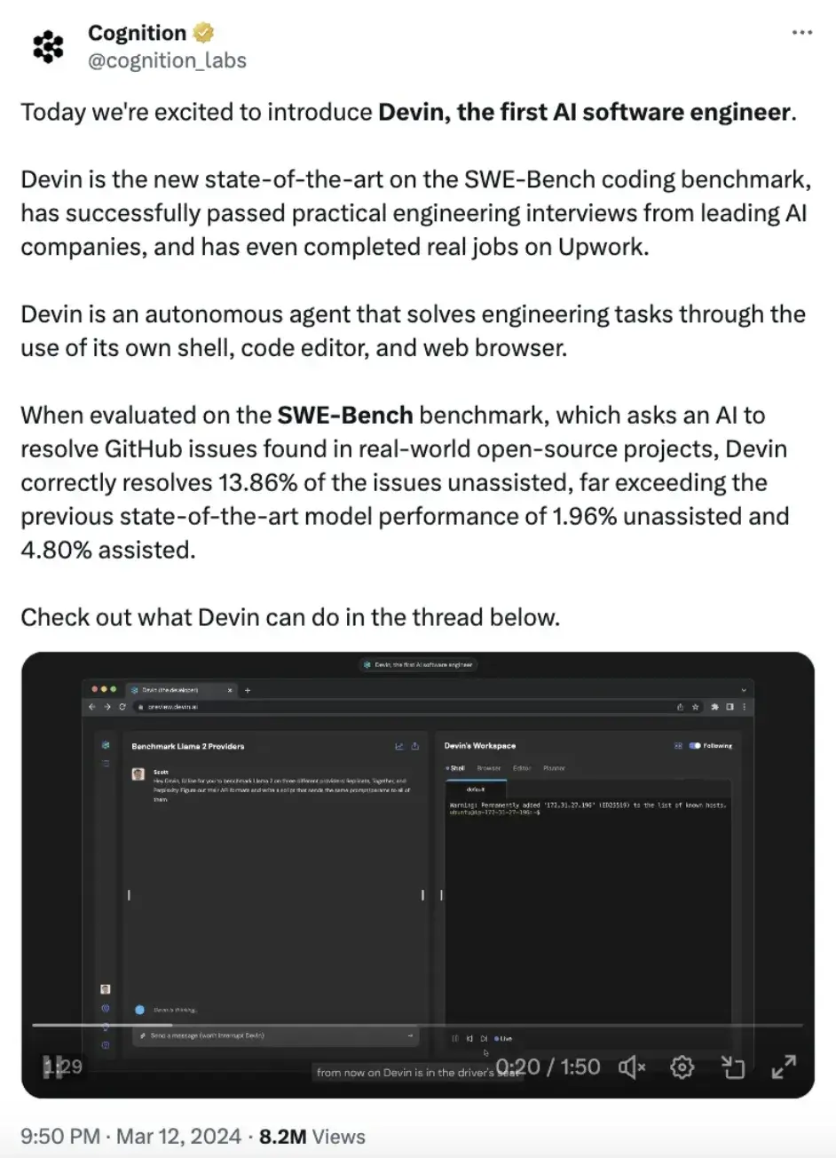 首个AI程序员造假被抓，Devin再次“震撼”硅谷！扒皮详解附上