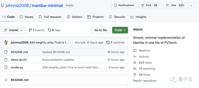 “Transformer挑战者”Mamba,用Macbook也能跑了!GitHub半天斩获500+星