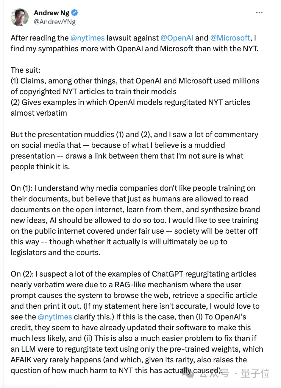 OpenAI开撕纽约时报：故意引导ChatGPT得出抄袭结论