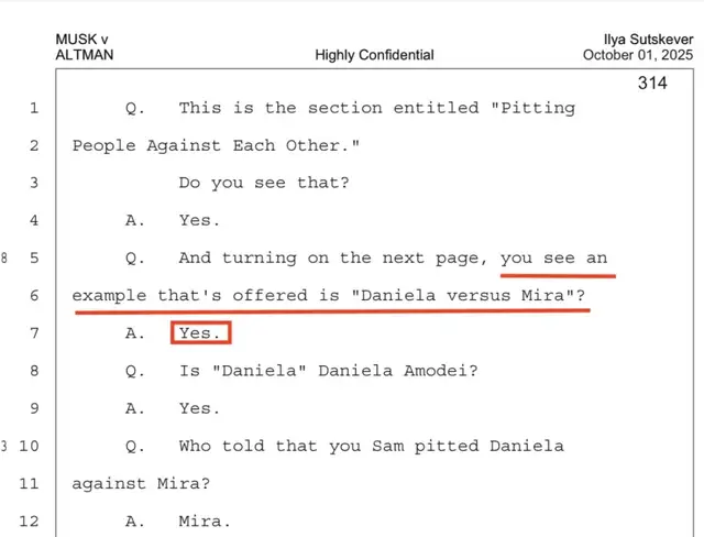 llya证词太狗血!奥特曼坏,Mira茶,OpenAI差点跟Anthropic合并 llya证词太狗血!奥特曼坏,Mira茶,OpenAI差点跟Anthropic合并