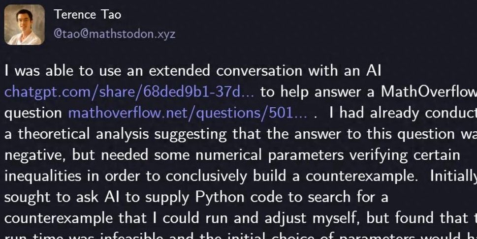테렌스 타오, GPT-5로 수학 난제 해결