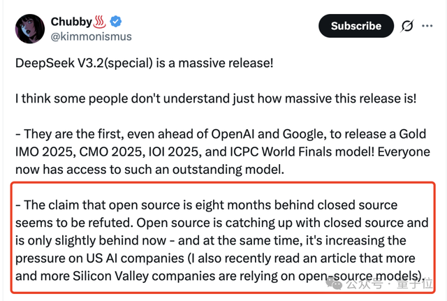 DeepSeekV3.2技术报告还是老外看得细